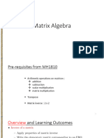 2 - Matrix Algebra