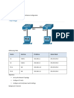 2 9 2 Lab - Basic Switch and End Device Configuration Answer