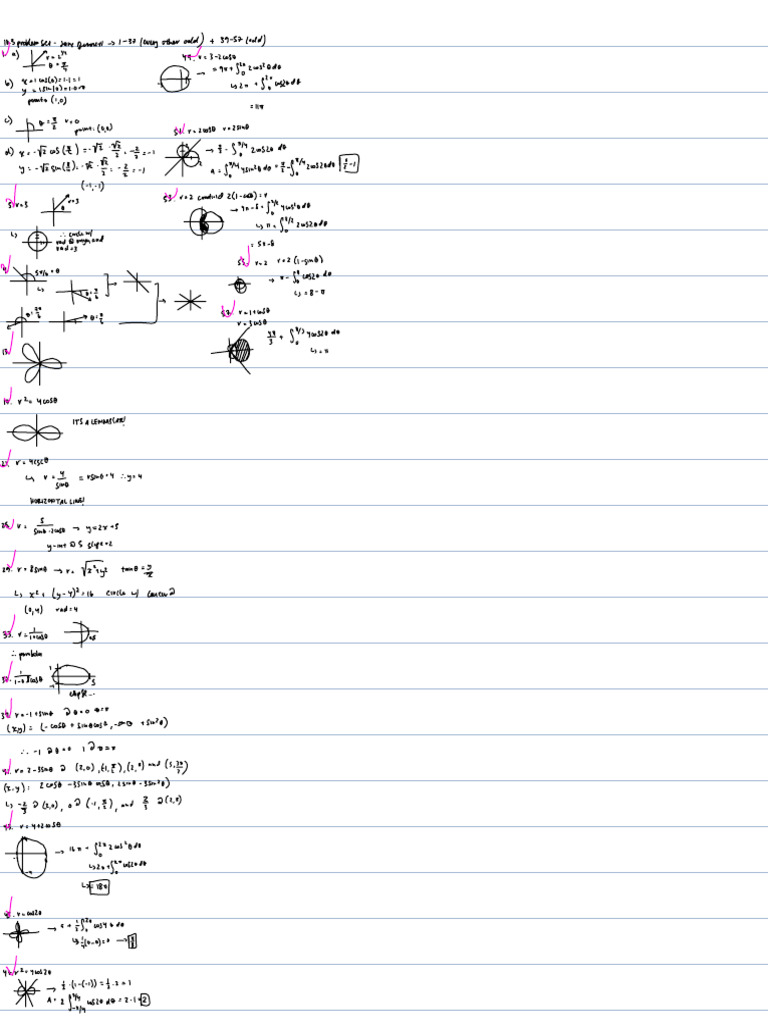 Mathematical Problem Set Overview | PDF