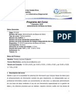 Administracion de Bases de Datos