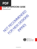 Esp32-Wroom-32se Datasheet en