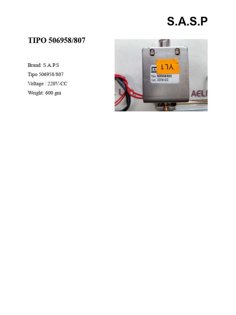 Tipo 506958 | PDF