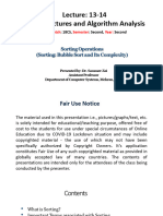 Lecture 13 14 (BubbleSorting Array Operation)