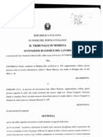 Ferrari-Annullato Provvedimento Disciplinare Le Motivazioni Del Tribunale