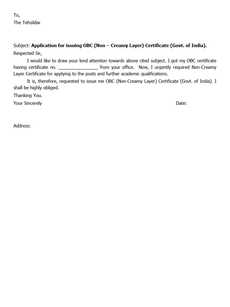 HOW TO MAKE NATIONAL OBC CERTIFICATE visual data 3