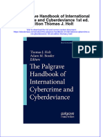 Textbook Ebook The Palgrave Handbook of International Cybercrime and Cyberdeviance 1St Ed Edition Thomas J Holt All Chapter PDF