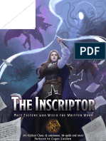 Nat19 Class - The Inscriptor