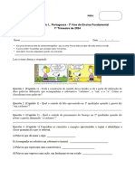 (AV1) L. Port - 7º Ano - 1º TRI - 2024