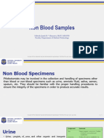 Non Blood Samples - Urine and Feces