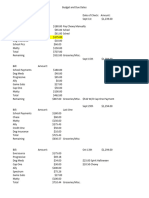 Budget & Due Dates