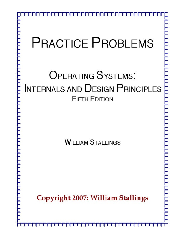 PracticeProblems-OS5e | Scheduling (Computing) | Matrix (Mathematics)