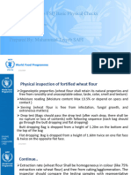 Food Commodities FSQ Basic Physical Checks