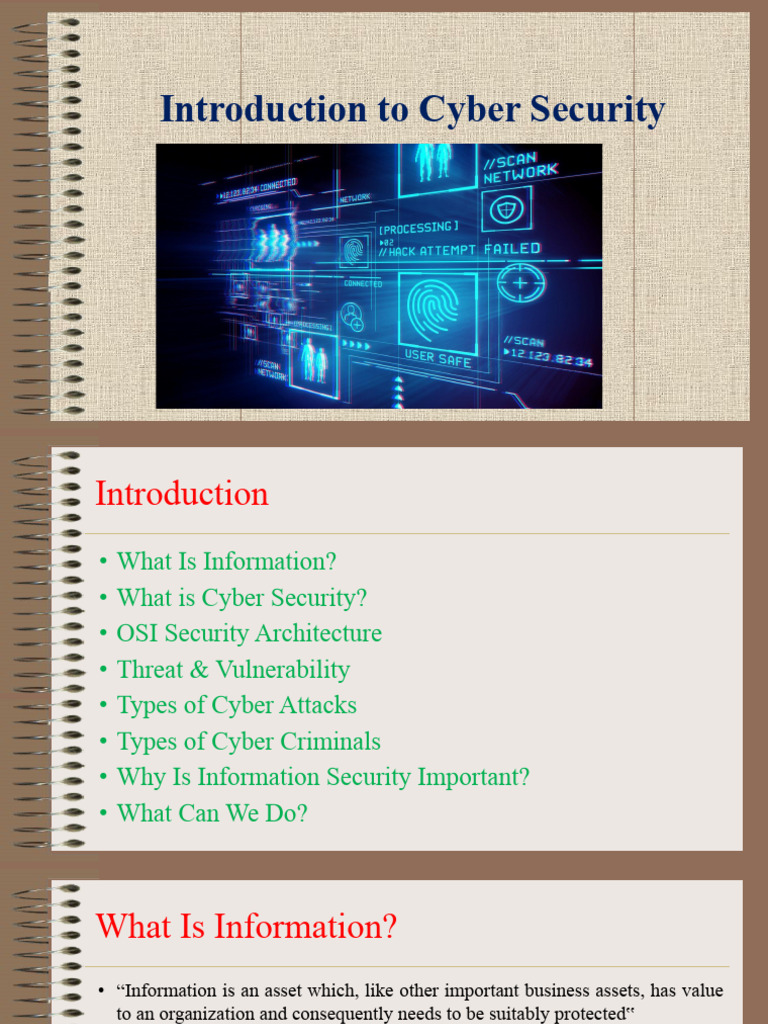 01 introduction of cyber security pdf malware security