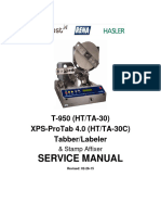 Neopost T-950 Service Manual