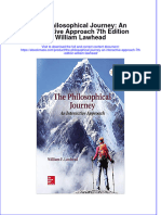 Textbook Ebook The Philosophical Journey An Interactive Approach 7Th Edition William Lawhead All Chapter PDF