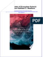 Textbook Ebook Fundamentals of Ecosystem Science 2Nd Edition Kathleen C Weathers All Chapter PDF