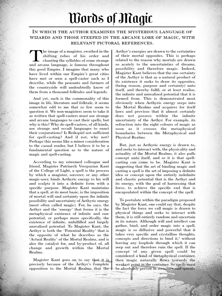 The Arcane Language of Spell-Casting | PDF | Alphabet | Vowel