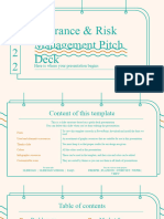 Insurance Risk Management Pitch Deck