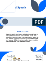 Presentation - Reported Speech