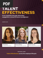 Talent: Effectiveness