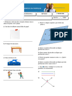 Revisão - Ponto, Reta e Plano