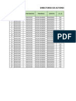 DIRECTORIO DE ACTORES COMUNALES