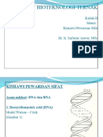 Kuliah II (Bahan Kimiawi Pewarisan Sifat)