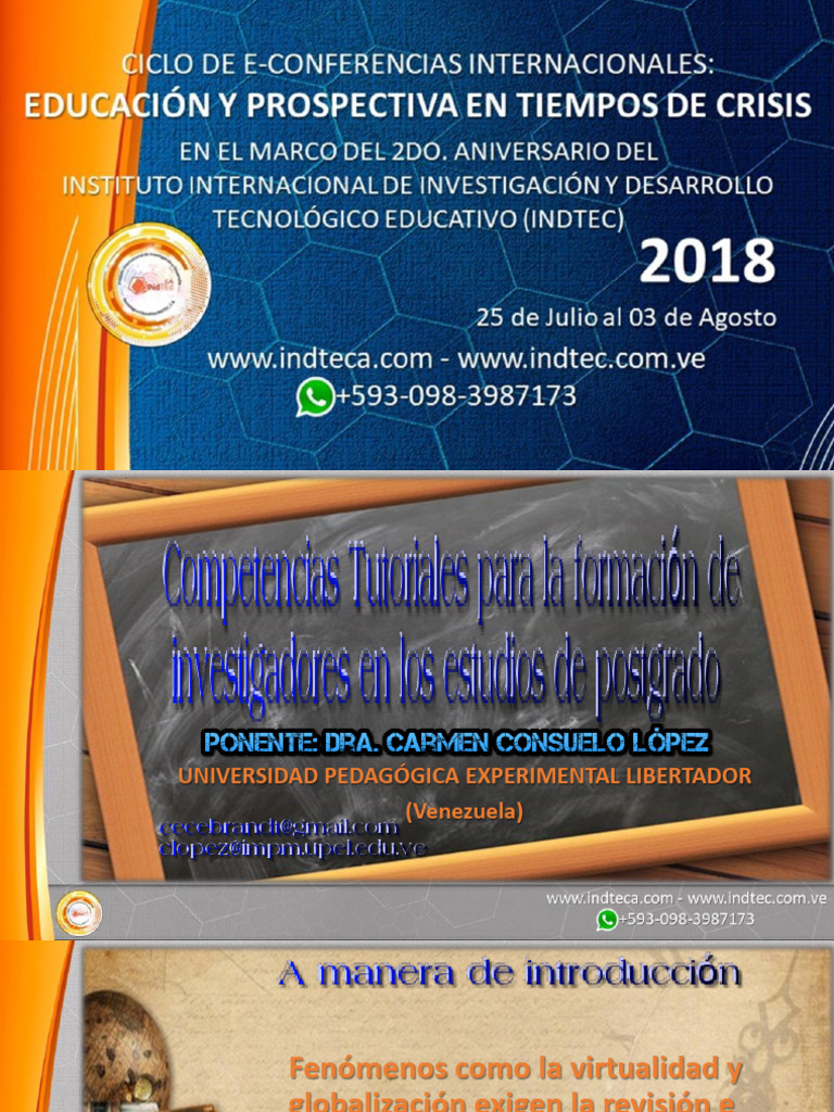 Presentación Ponencia Educación en Tiempos de Crisis | PDF | Plan de ...