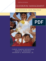 Carol Simon Weinstein - Molly E. Romano - Andrew J. Mignano - Elementary Classroom Management - Lessons From Research and Practice-McGraw-Hill (2011)
