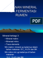 Peranan Mineral Pada Fermentasi Rumen