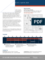 NDDOT Handout From Public Input Meeting About I-29 and 40th Avenue North Interchange On April 30, 2024. Contributed / NDDOT
