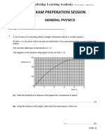 Exam Session General Physics
