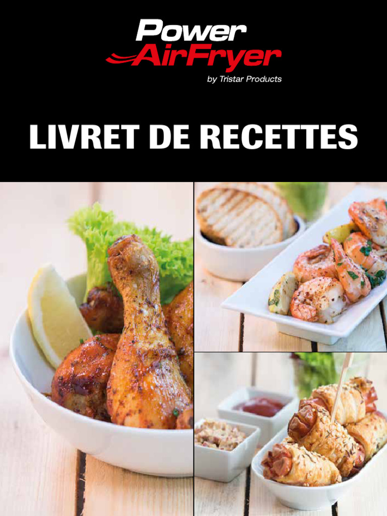LIVRE DE RECETTES POUR AIRFRYER