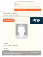 Juan Francisco Velázquez - Árbol Familiar FamilySearch - MyHeritage