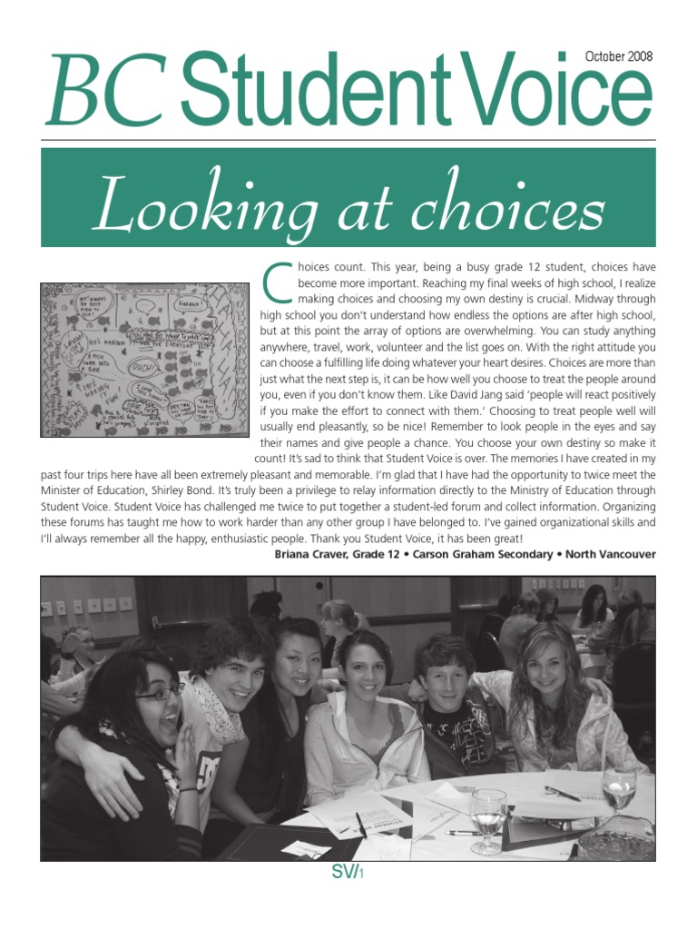 Empowering Student Voices in BC | PDF | Schools | Teaching And Learning