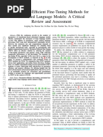 Parameter-Efficient Fine-Tuning Methods For Pretrained Language Models - A Critical Review and Assessment