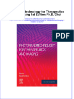 Textbook Ebook Photonanotechnology For Therapeutics and Imaging 1St Edition PH D Choi All Chapter PDF