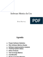 Software Metrics in Use: Don Harvey