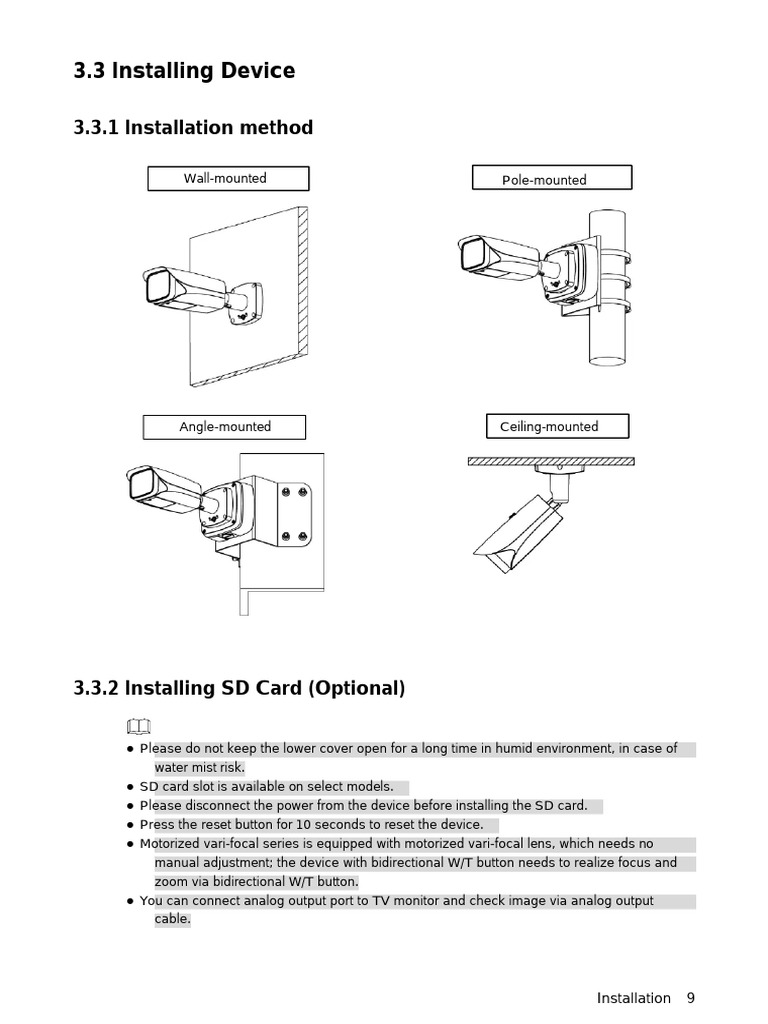 Device Installation Guide and Tips | PDF