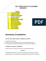 5-IELTS Academic Reading Summary Completion-WITH ANSWERS