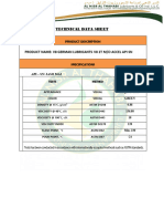 Technical Data Sheet: Product Description