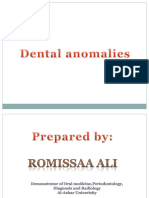 Dental Anomalies