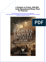 Textbook Ebook The Roman Empire in Crisis 248 260 When The Gods Abandoned Rome Paul N Pearson All Chapter PDF