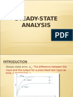 Steady State Error