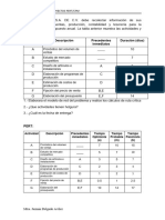 Administracion de Proyectos Pert CPM