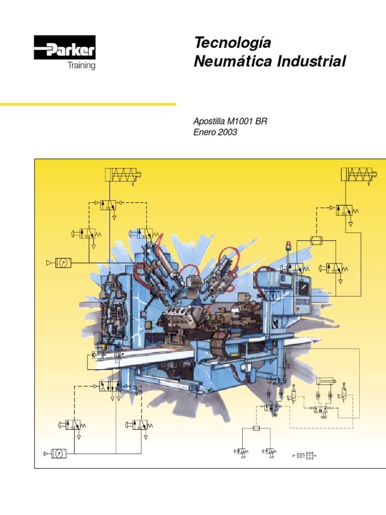 M1001 BR Neumatica Parker | PDF | Compresor de gas | Pistón