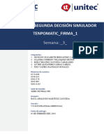 S3 - Informe - Segunda Decisión Simulador Tenpomatic