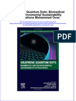 Textbook Ebook Graphene Quantum Dots Biomedical and Environmental Sustainability Applications Mohammad Oves All Chapter PDF