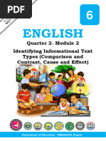 English 6 Quarter 2 Module 2 Identifying Informational Text Types