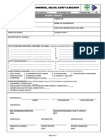 PTW Form | PDF | Occupational Safety And Health | Safety